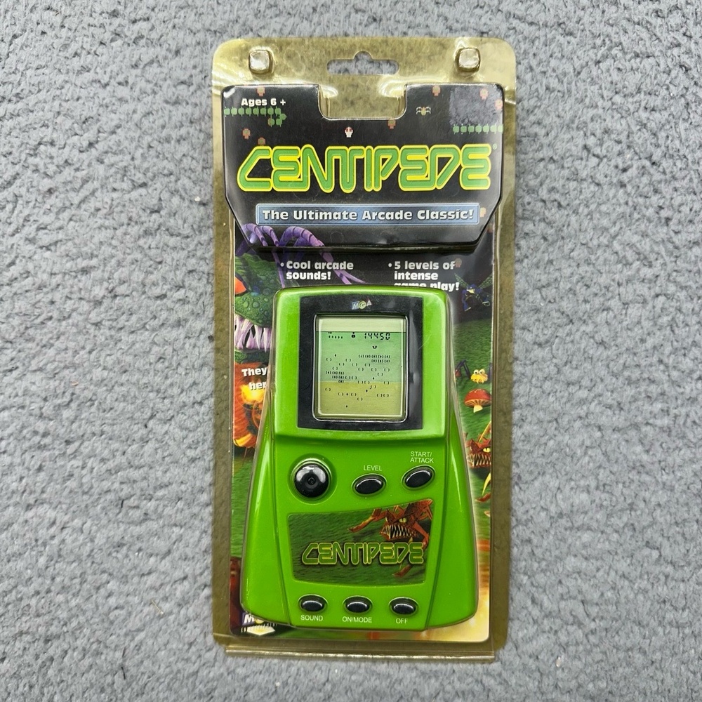NIP 2003 MGA Entertainment 27604SL Centipede Arcade Classic Handheld Game 248279